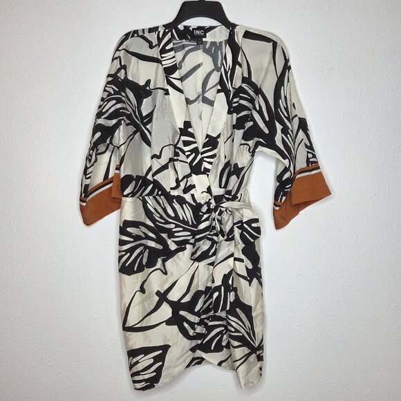 INC International Concepts Dresses & Skirts - INC International Concepts Printed Kimono Dress